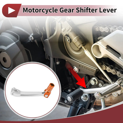 Shifter Lever for Honda CRF150F 2003-2017 - Silver Tone Orange