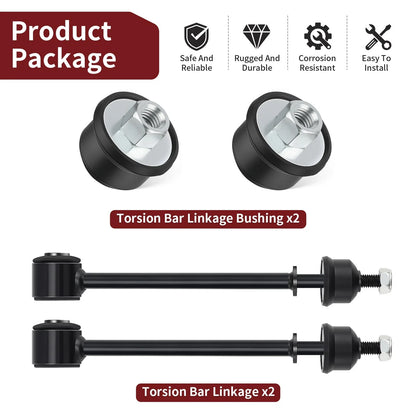2 x Torsion Bar Linkage for Polaris Ranger Crew 1000 XP NorthStar (2010–2014)