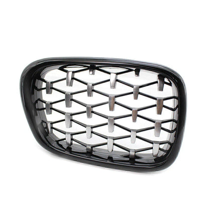Honeycombe Mesh Front Bumper Grille for BMW E39 5-Series (1999-2003)