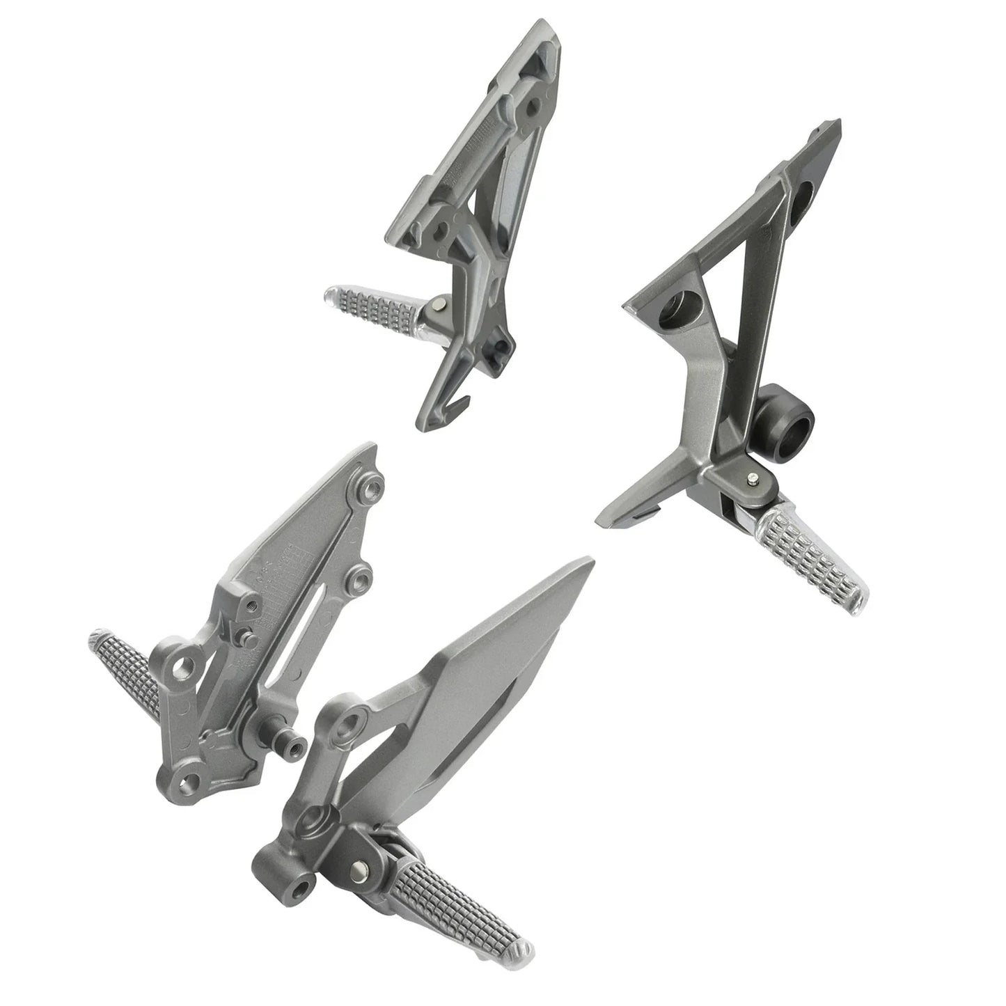 Driver & Passenger Footpegs Footrests Bracket for Kawasaki Ninja 300 (2013-2017)
