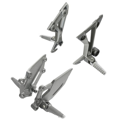 Driver & Passenger Footpegs Footrests Bracket for Kawasaki Ninja 300 (2013-2017)