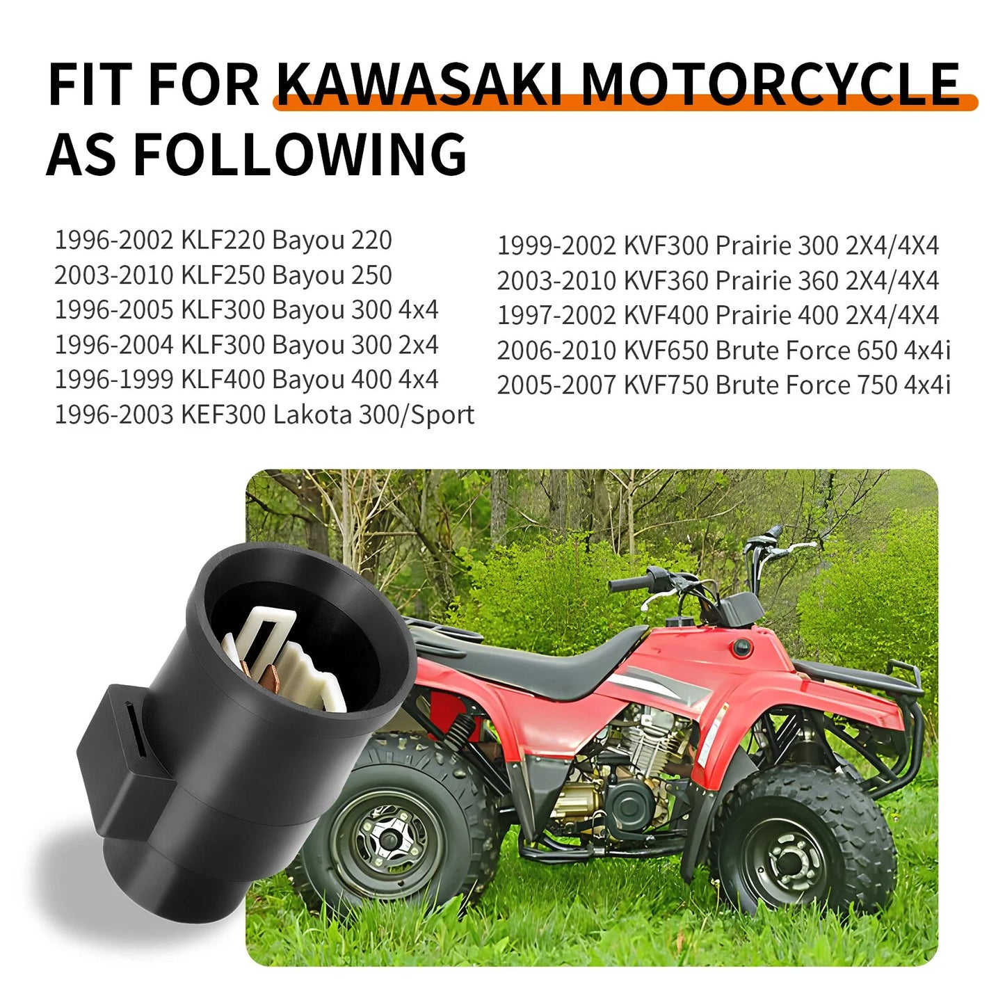 Relay Assembly for Kawasaki Bayou 220/250 KLF220 KLKF250 (1996–2010)