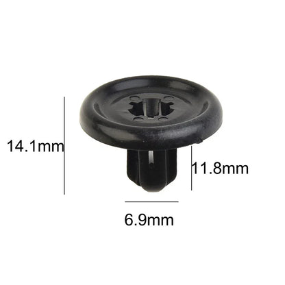 100x Bumper Clips Fender Push Rivets Retainer Fasteners for Toyota