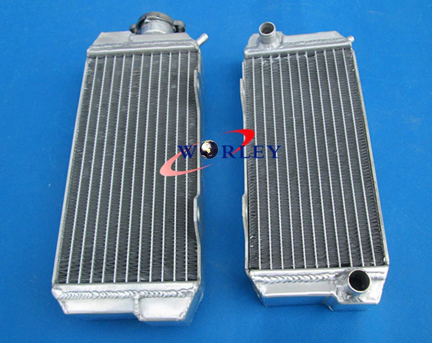 Aluminum Radiator & Hose for Honda ATV ATC250R 1985-1986 () Blue