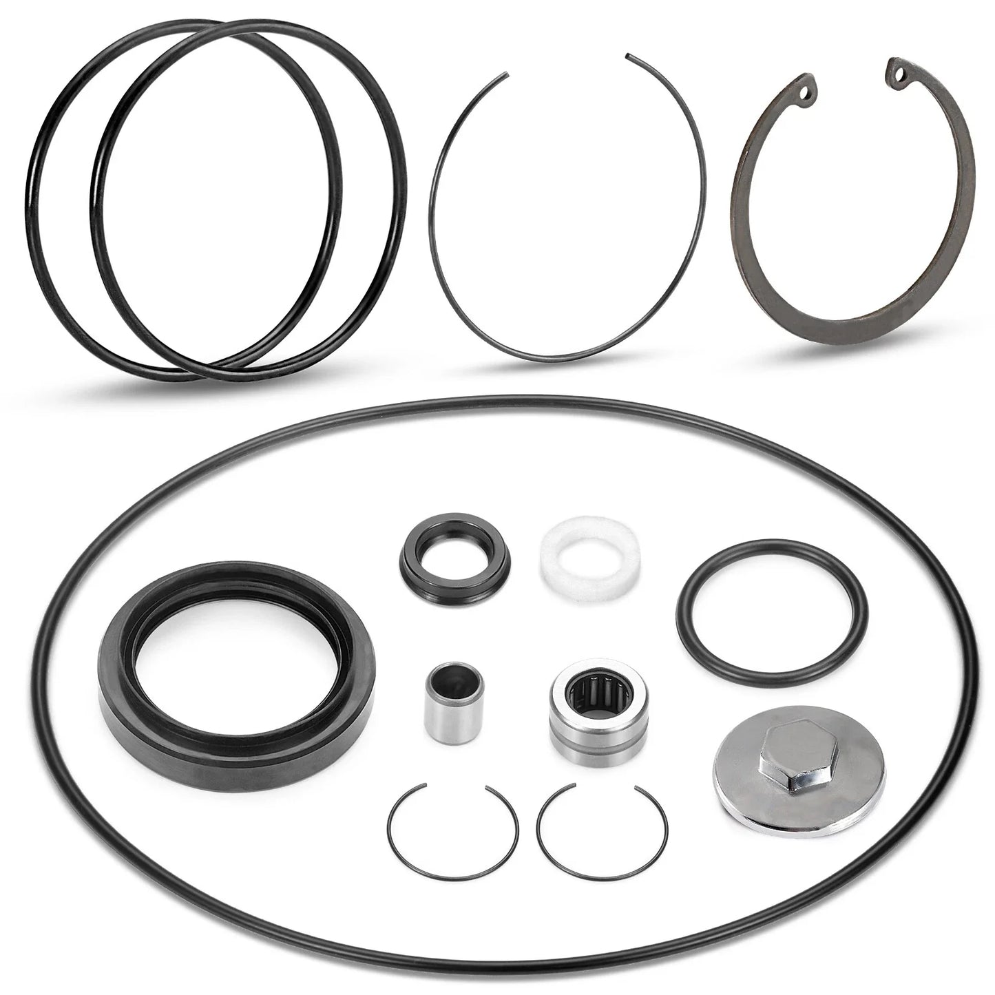 Rear Differential Axle Bearings Seals O Ring for Honda TRX250X (2009-2023)