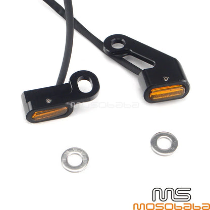 Mini LED Running Turn Signal Indicator Lights for Harley Touring Dyna