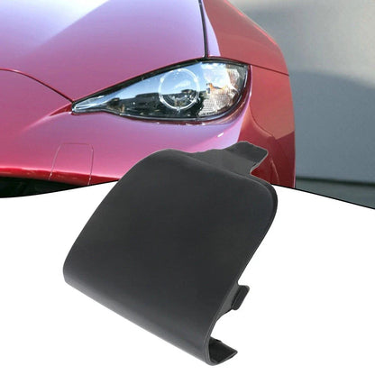 Hook Eye Cover Unpainted/Black Front Bumper for Miata (2016–2021)