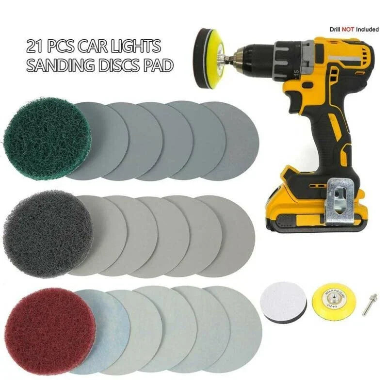 Headlights Pad Polishing 75mm Bit Adapter for Car