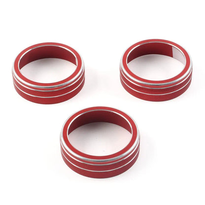 3 x AC Climate Control Knob Covers for VW Golf Jetta Tiguan Passat Atlas (2006-2023)