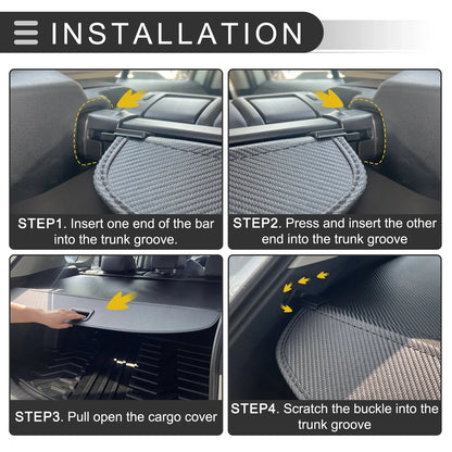 Retractable Cargo Cover for Mercedes-Benz GLE350 3.5L 2016-2019 Gloss Black