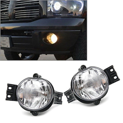 Clear Front Fog Light Lamps  for Dodge Ram 1500 2500 3500 (2002-2008)