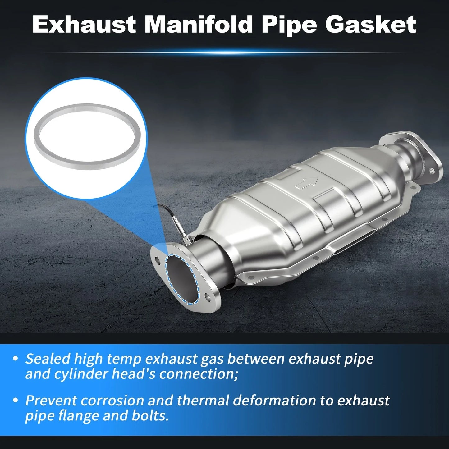 Exhaust Pipe Interface Gasket for BMW 1 2 3 4 5 6 7 Series