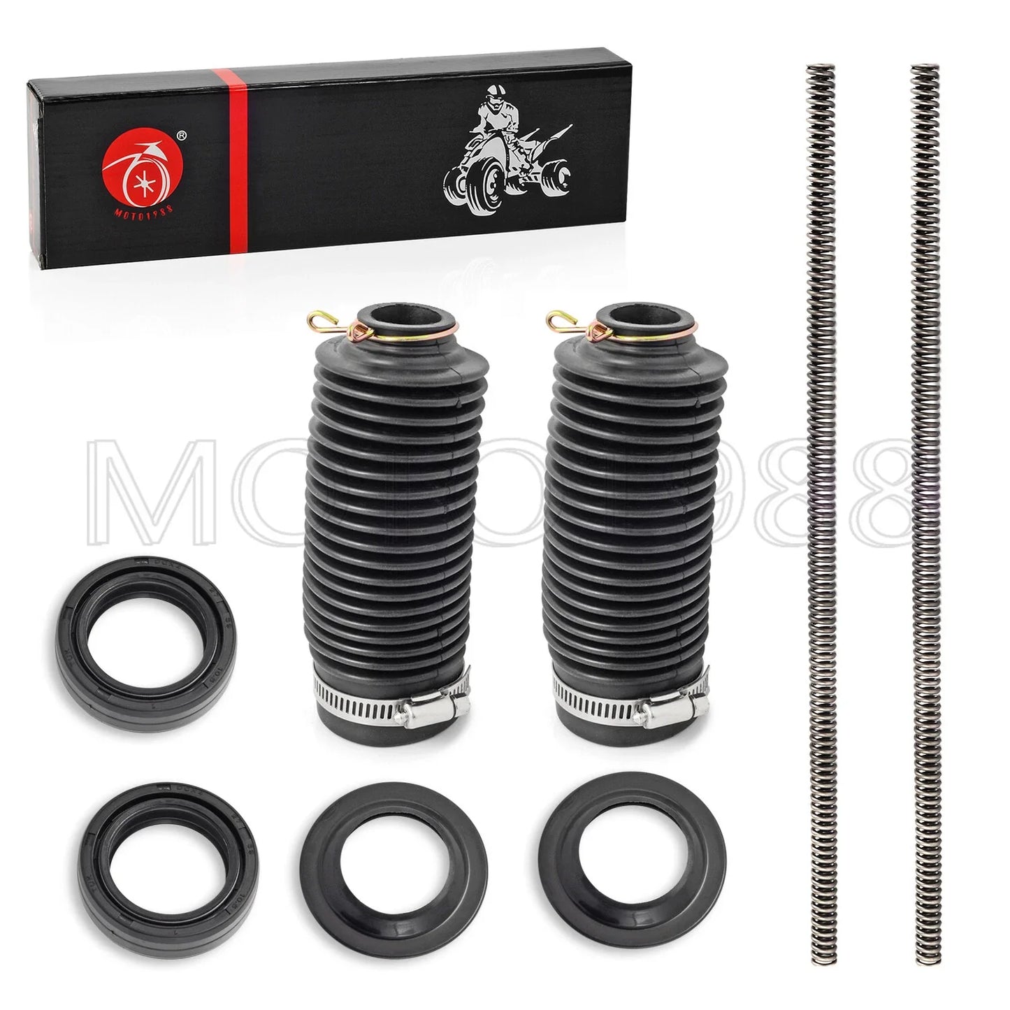 HD Fork Springs Fork Boot Dust Seals Assy for Honda XR100R CRF100F (1997–2016)