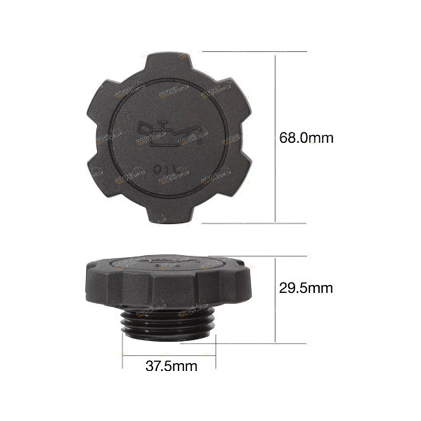 Oil Filler Cap for Hilux LN106R (1988–1999)