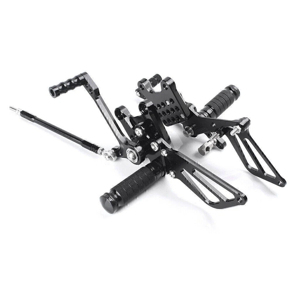 Rearsets Foot Pegs for Suzuki GSXR1000 (2000-2004), GSXR600/750 (1996-2005) Black