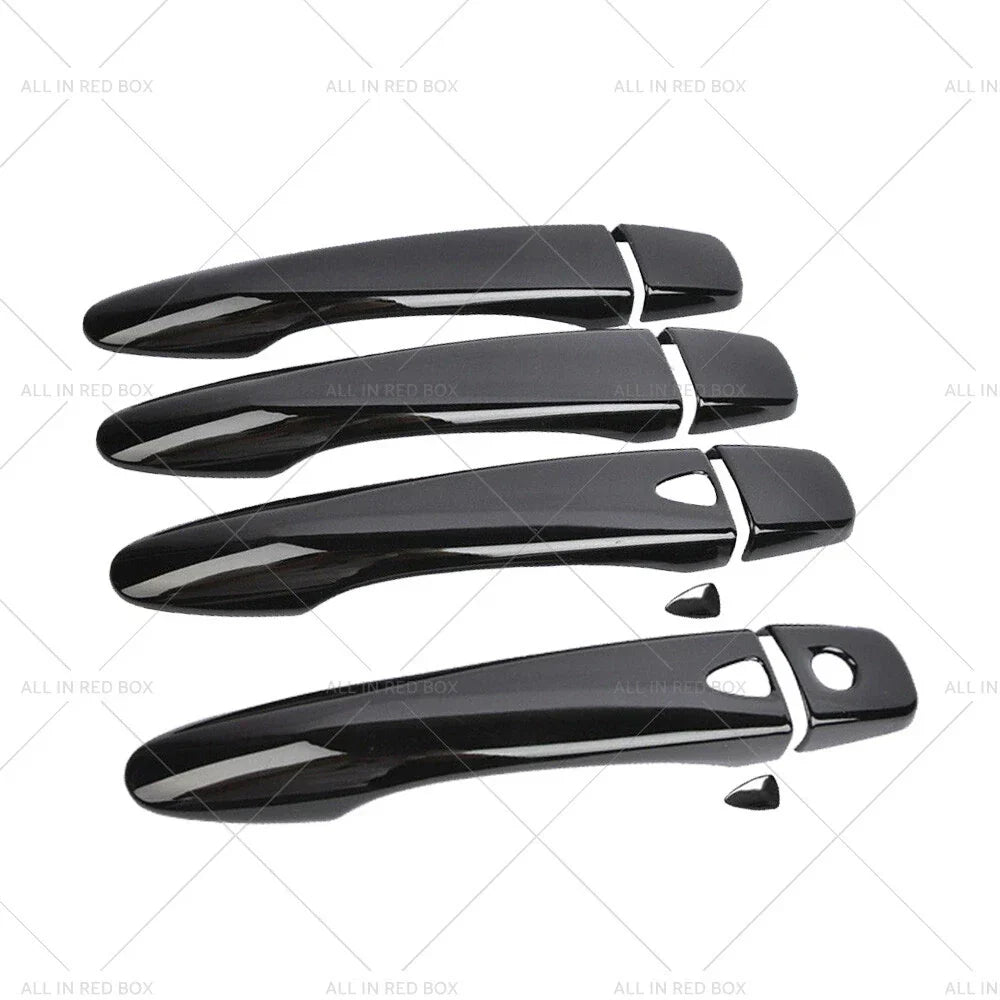 4PCS Black Door Handle Covers for Nissan Navara NP300 D23 (2015-On)