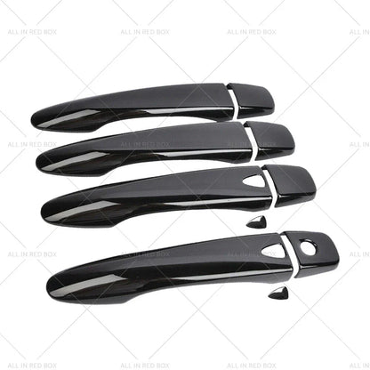 4PCS Black Door Handle Covers for Nissan Navara NP300 D23 (2015-On)