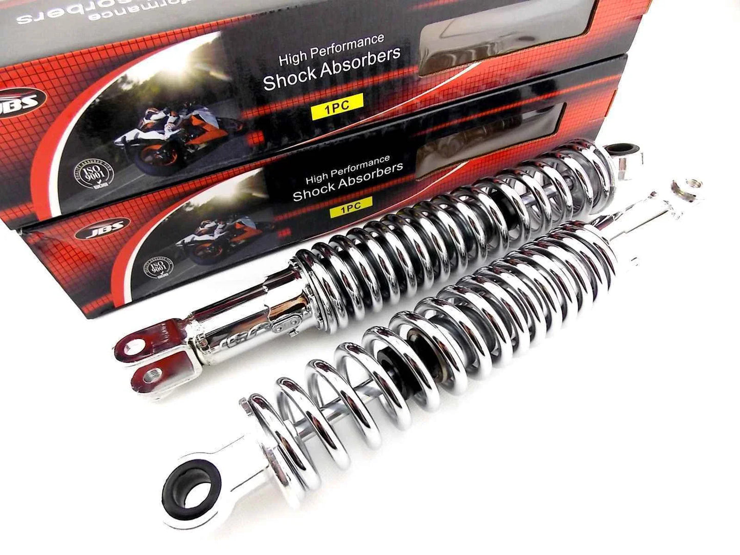 335mm Chrome Rear Shock Absorbers for Suzuki GSX750 Katana