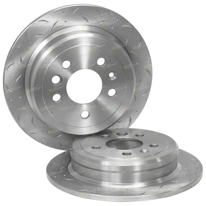 Slotted Drilled Brake Rotors for Ford Falcon Fairmont EF/EL (1994-1998)