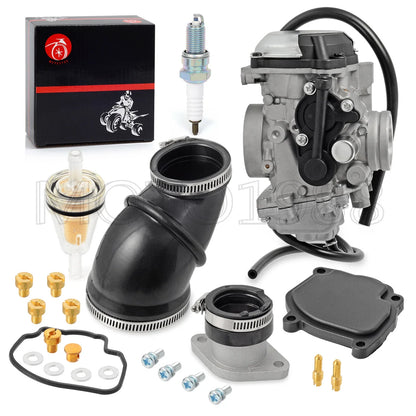 Carburetor Carb + Intake Manifold Boot for Yamaha Wolverine 350 (1996–2005)