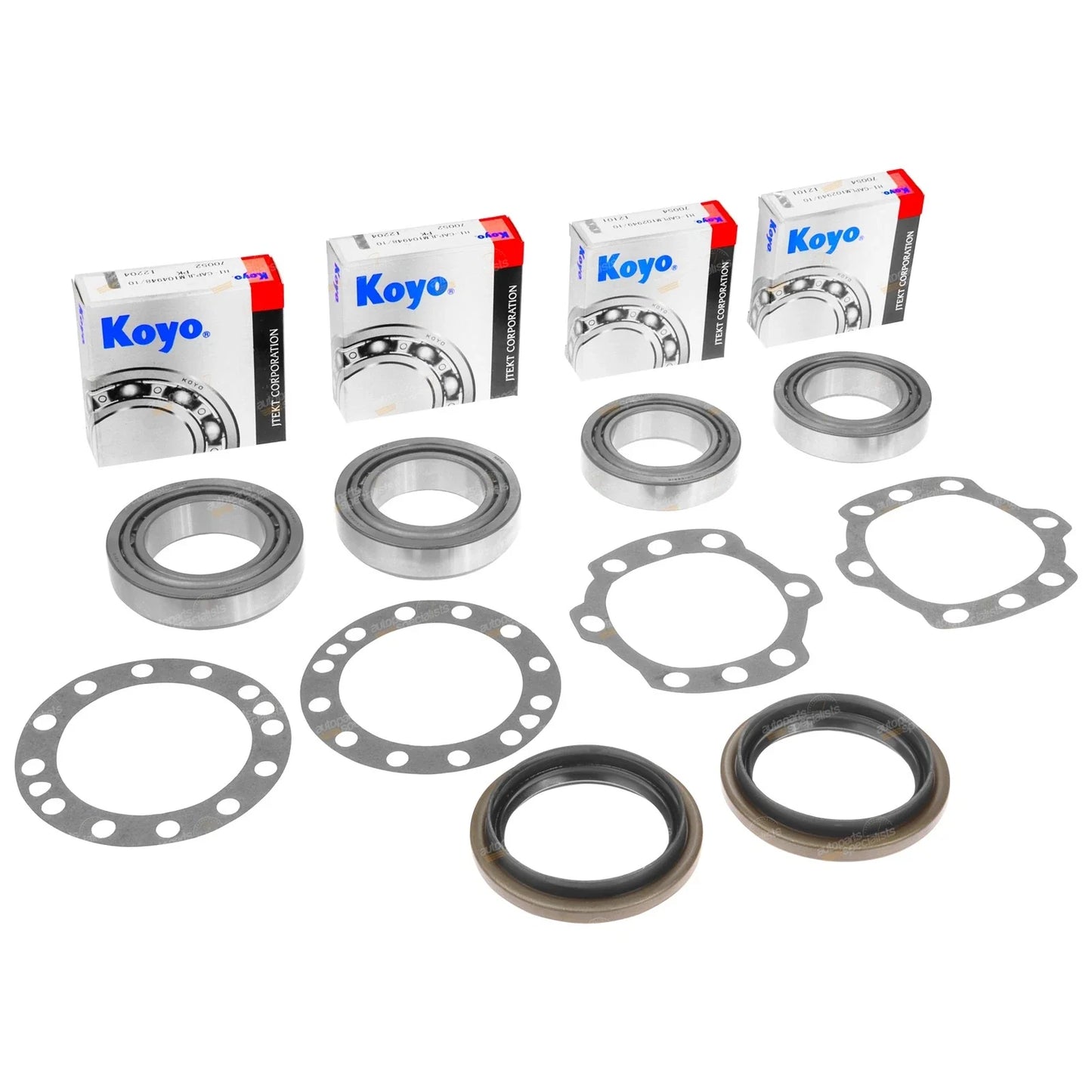 2 x Rear Wheel Bearing Kits for Toyota Landcruiser 78-79 Series (1979–1999)