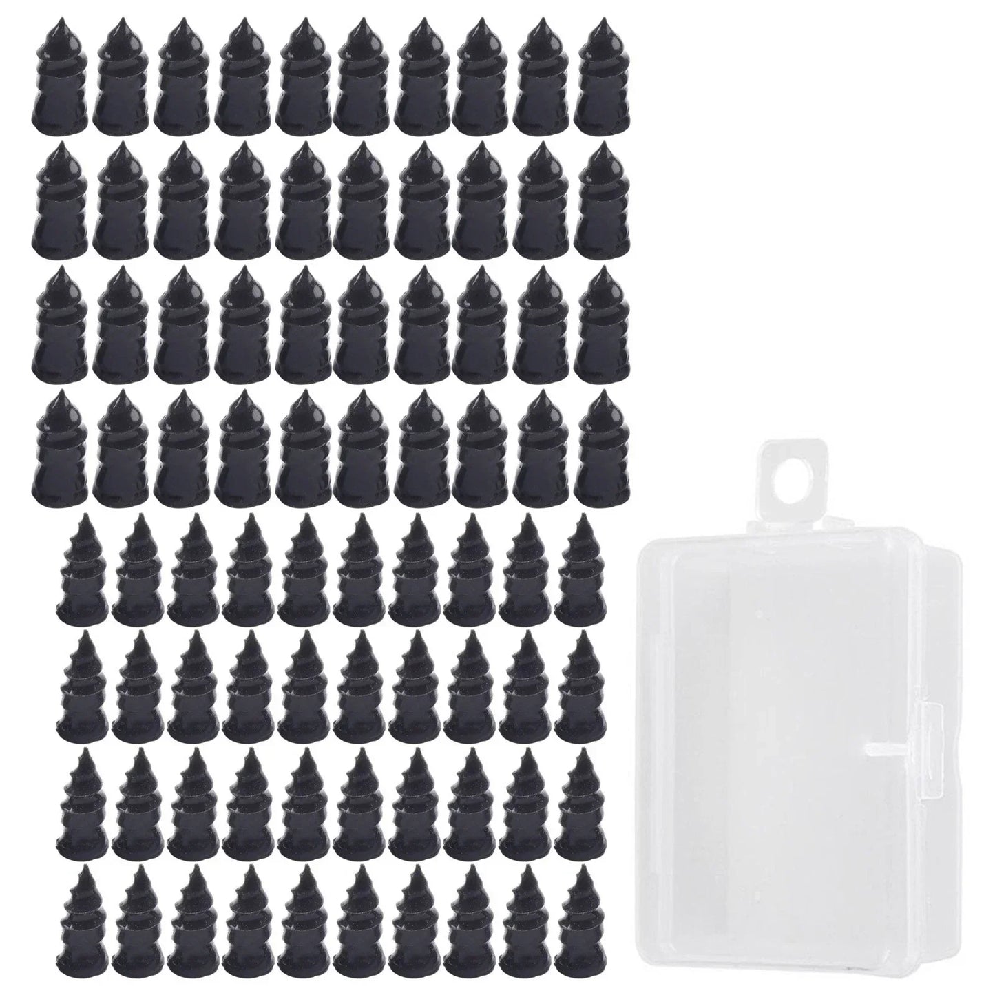 Reliable Rubber Tire Screws 80PCS Capsule Packaging for Long lasting Repairs