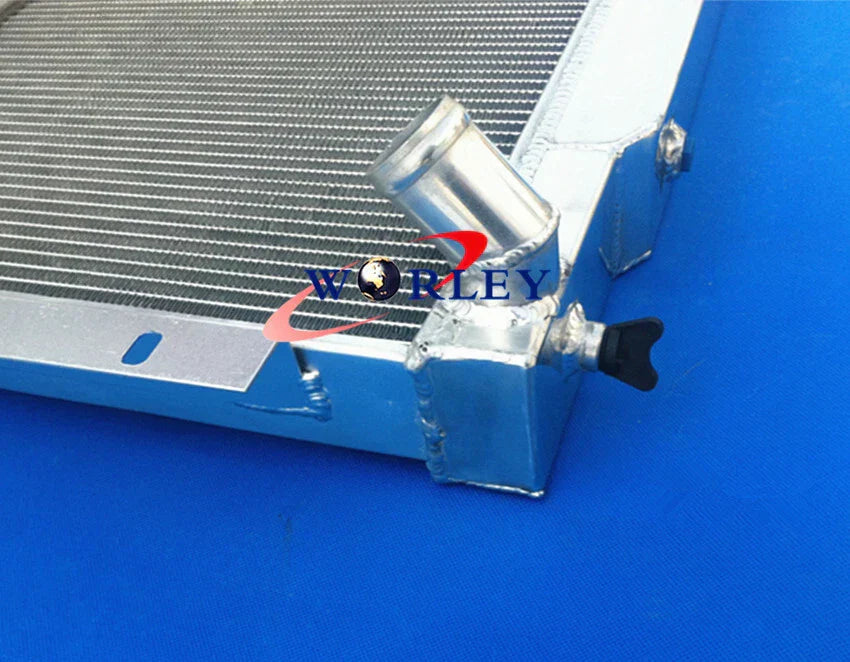 3 Row Aluminum Radiator + Fans for Jeep CJ Series (1970-1986)