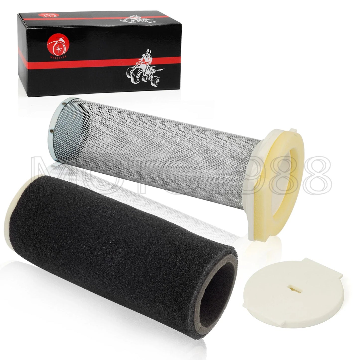 Air Filter Cage Guide CAP Kit for Yamaha Warrior Wolverine YFM350 (1988–2001)