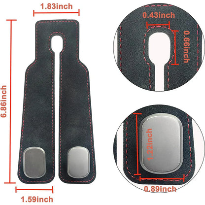 Double Headrest Purse Hooks for Handbags, Bags, Purses, Black