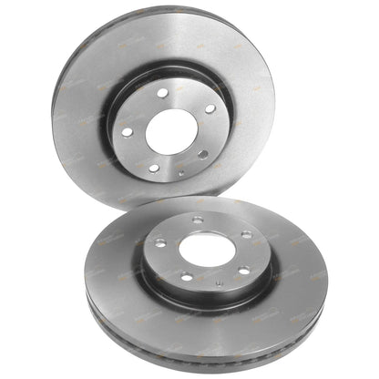 Front Disc Brake Rotors + Pads for Mazda CX-5 KE (2012-2014)
