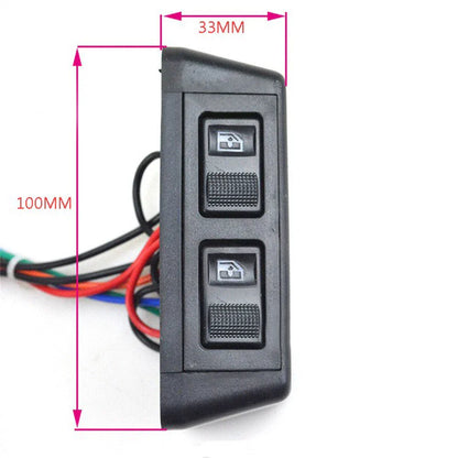 3 x Button Switch Kit for Car Door Power Window Control 12V (Fits Most Models)