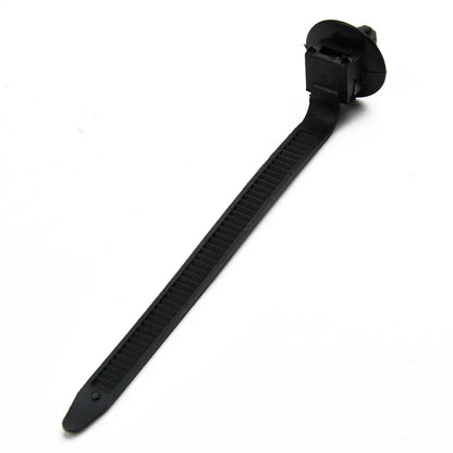50x Nylon Push Mount Clip Wire Tie Zip Straps Pipe Cable Fastener Black