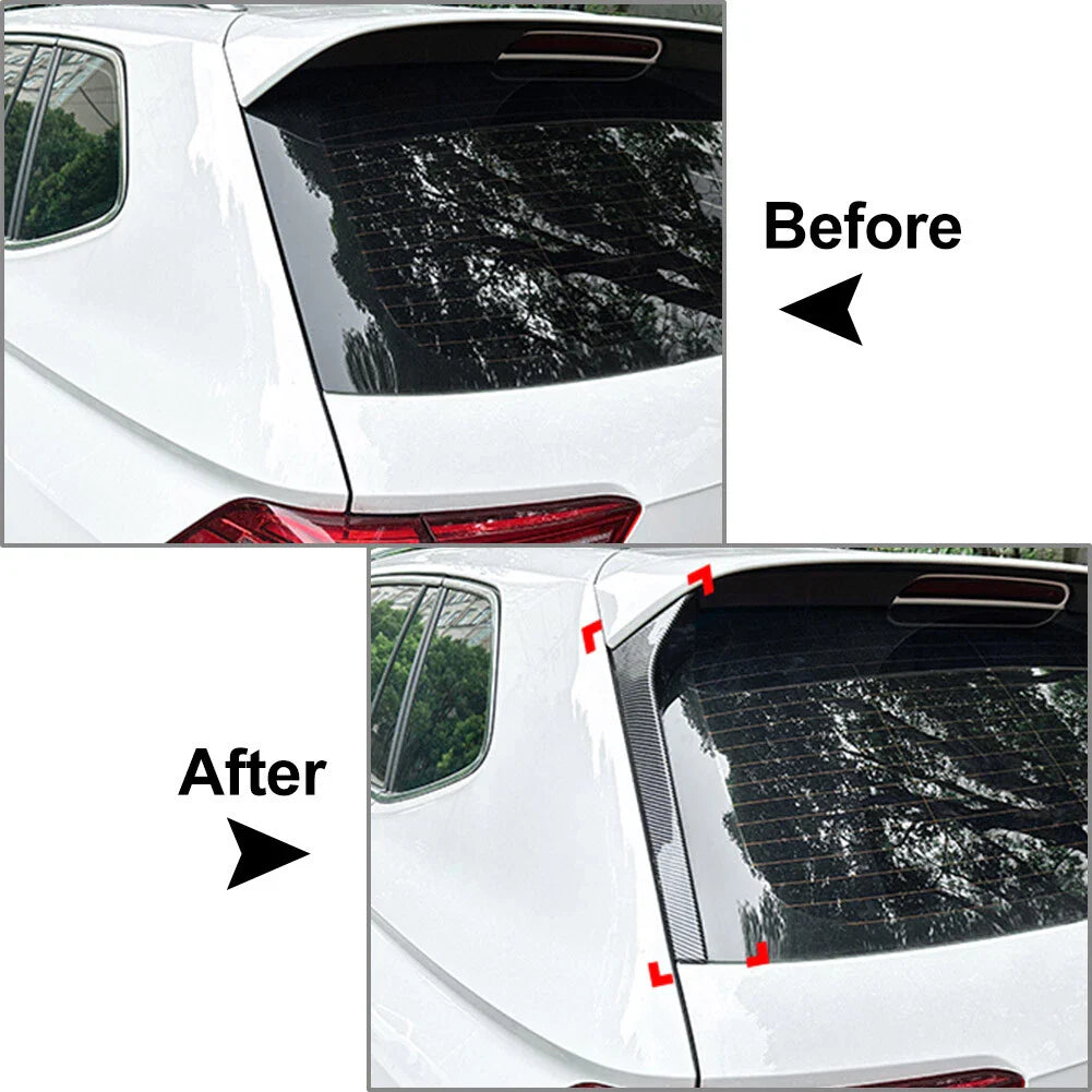 Rear Window Spoiler Side Wing Cover Trim for VW Tiguan MK2 (2017-2023)