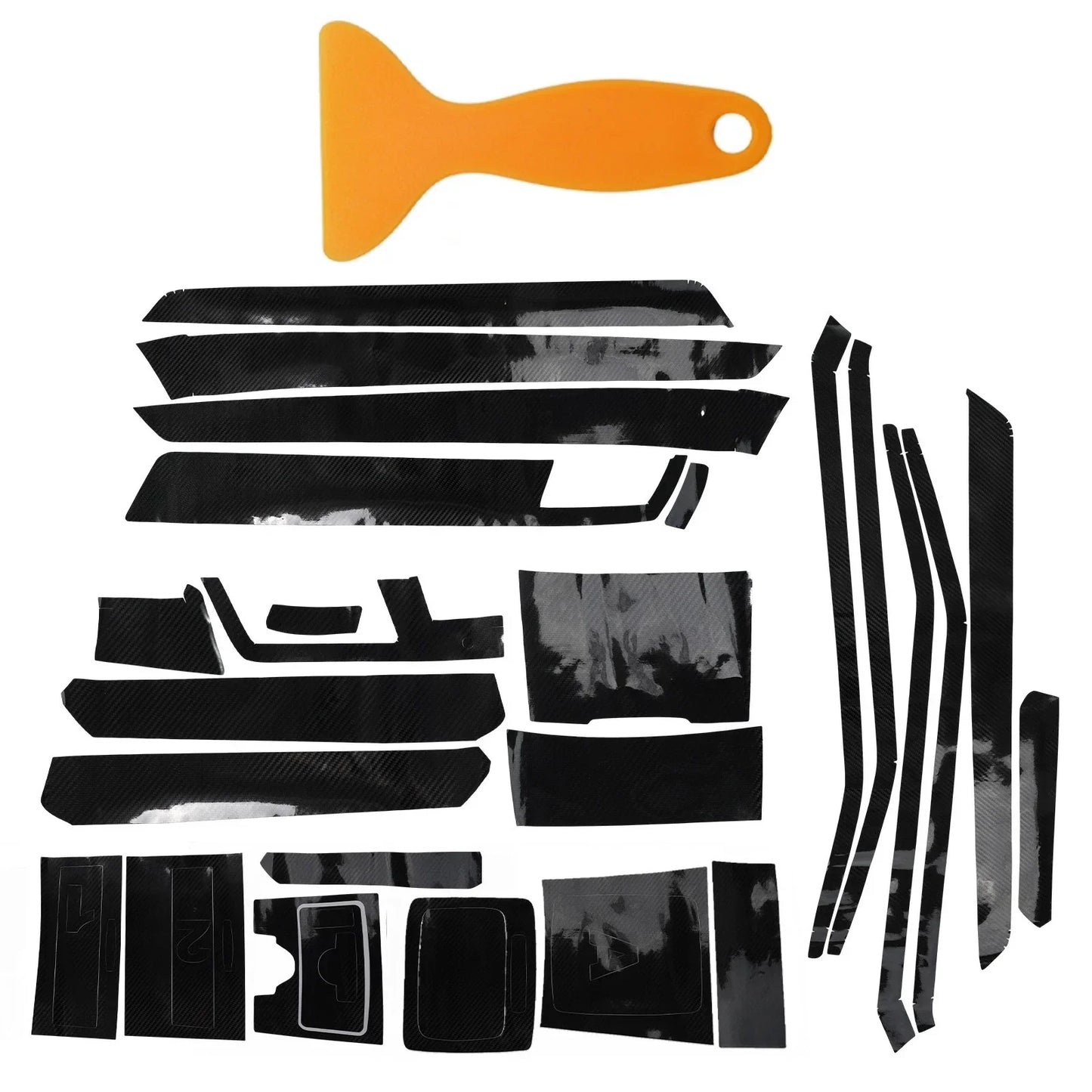 Interior DIY Trim Decal for Mercedes E-Class W212 (2010–2016)