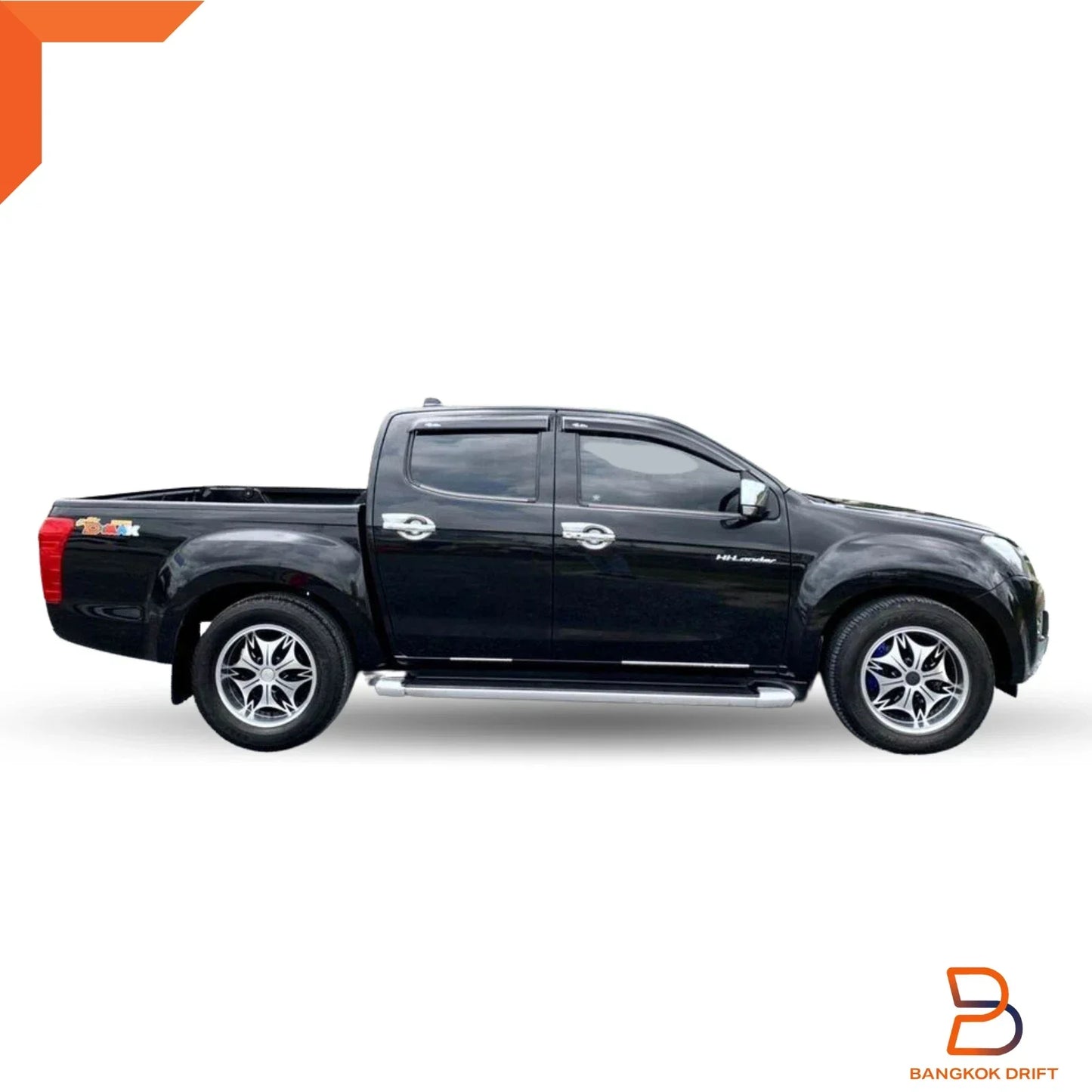 Silver Visor Shield Wind Deflector for Isuzu D-Max (2012-2019)
