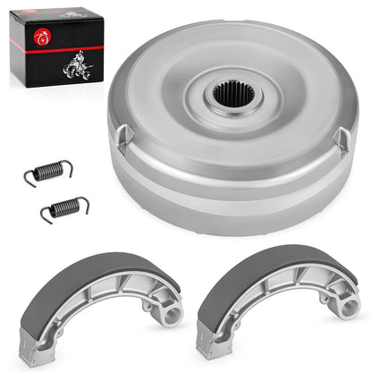 Rear Brake Drum Hub with Shoes for Honda Rancher 350 (2000–2006)