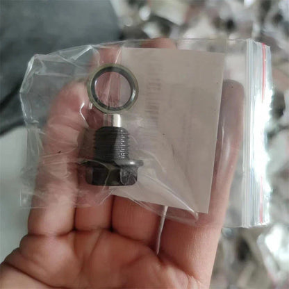 Oil Pan Drain Plug Bolt w/O-Ring for Renault, Lada, Peugeot, Citroen (208-408)