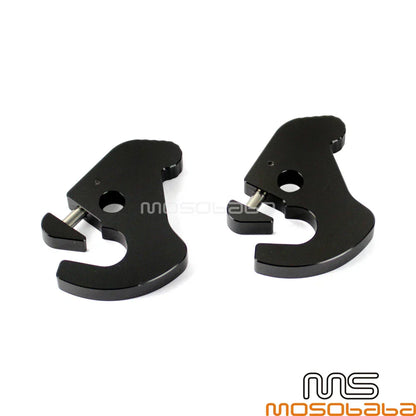 Black Detachable Sissy Bar Luggage Rack for Motorcycle Universal