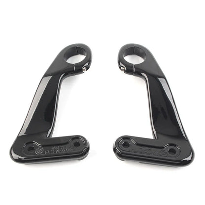 Front Fairing Support Brackets for Harley Road Glide (2010-2013) Black