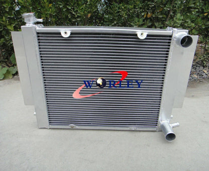 Aluminum Radiator, Fan, Oil Cooler for Mazda RX2 RX3 RX4 RX5 RX7 (1970-1985)