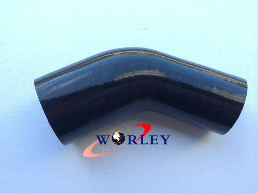 Silicone 45° Reducer Elbow Turbo Hose Pipe 2.5"-3" for Car