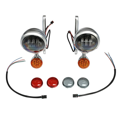 Fog Turn Signal Light Brackets for Harley Road Electra Glide (1994-2024)
