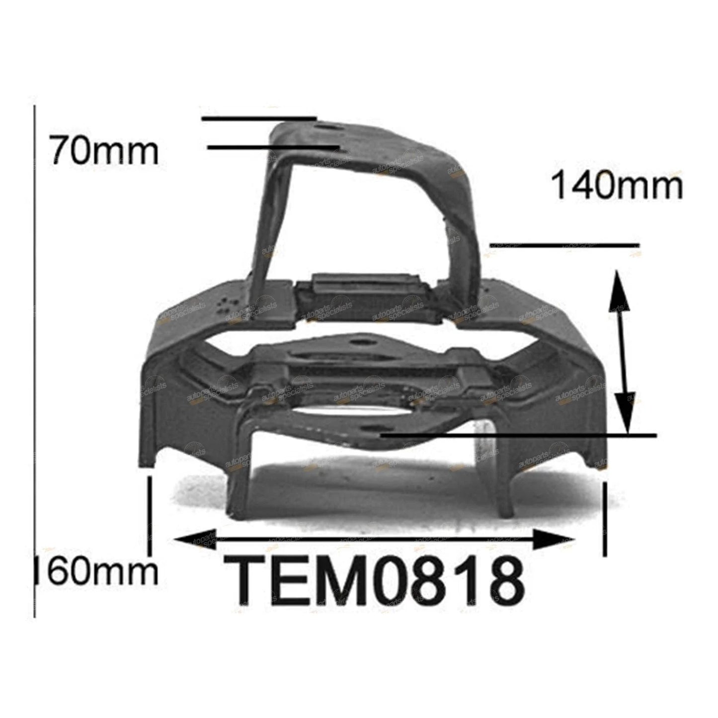 Rear Transmission Mount 4x4 for Mitsubishi Triton MK V6 6G72 Manual (1996-2006)