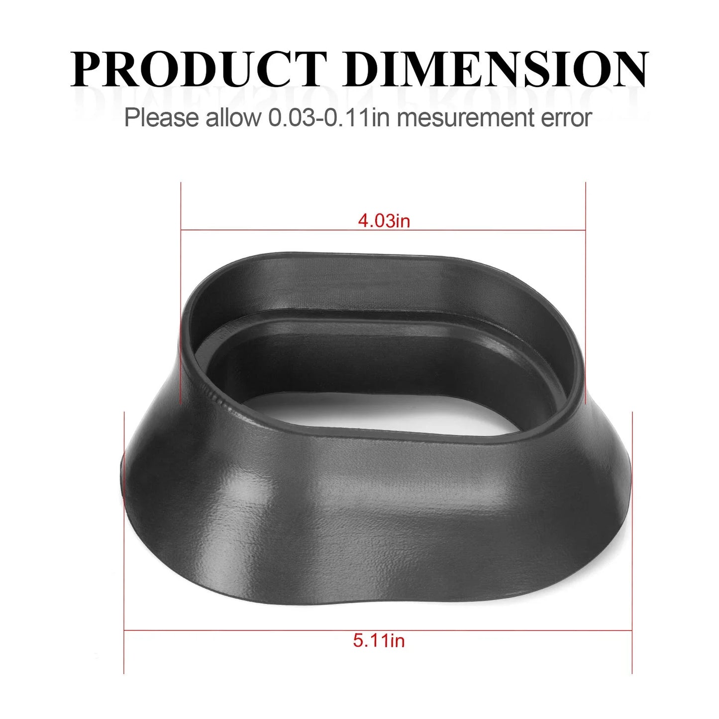 Ram Air Direct Rubber Intake Boots for Suzuki GSXR 600 750 (2004–2005)