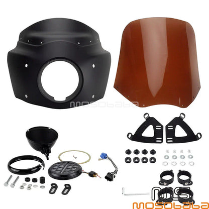 15" Windshield & Headlight Fairing for Harley Low Rider S (2020-2023)