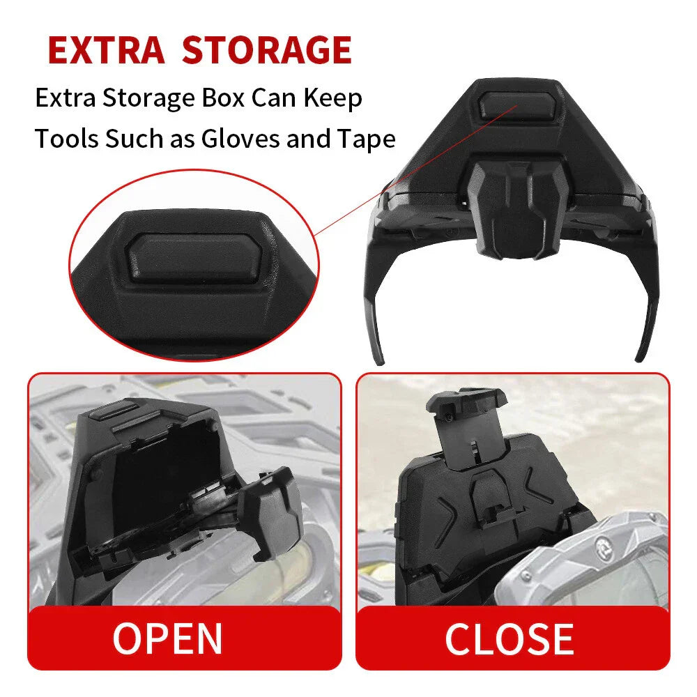 Electronic Device Holder & Storage Box for Can-Am Outlander Max 850 800R 650