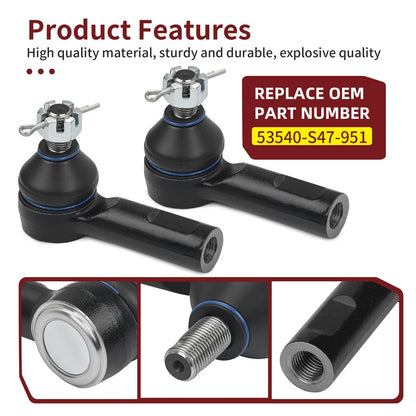 Tie Rod End Kit for Honda Pioneer 700-4 Deluxe SXS700M4 (2017-2024)