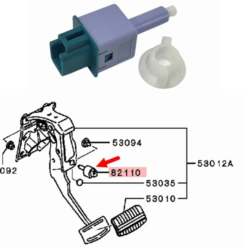 Brake Pedal Stop Light Switch for Mitsubishi ASX RVR Outlander (2010-2023)