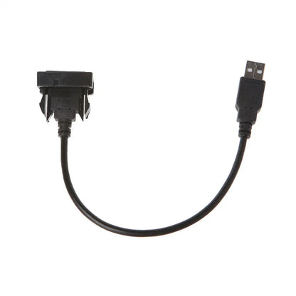Dash Flush Mount USB Port Panel Extension Cable Adapter for Toyota RAV4, Corolla (2013-2023)