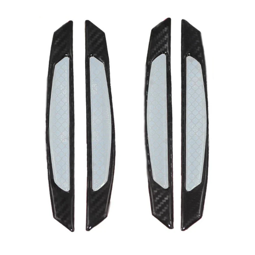 Reflective Carbon Fiber Door Edge Guard Bump Protector for Universal Cars
